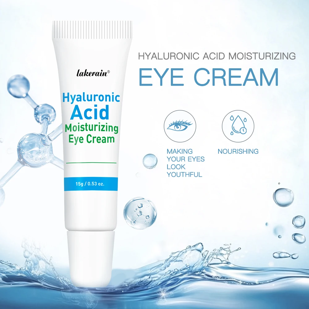 Lakerain Hyaluronic Acid Skincare Set Deeply Nourishing Firming Moisturizing Cleanser,Serum,Eye Cream,Moisturizer,Skin Care kit - Image 6