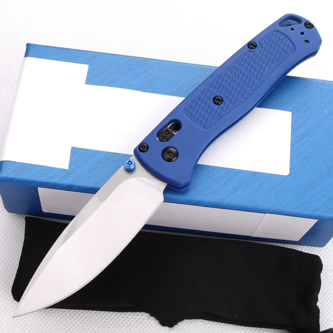 BM 535 Pocket Folding Knife 440C Blade Nylon Fiber Handle EDC Outdoor Camping Hunting Multitool Utility Hiking Survival Knives - Image 17