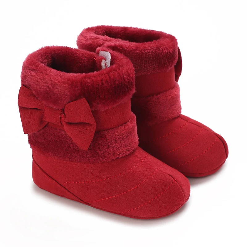 Cute cartoon comfortable boots, suitable for baby boys, softand warm with wool boots, suitable for indoor walks, autumnand winte - Image 2