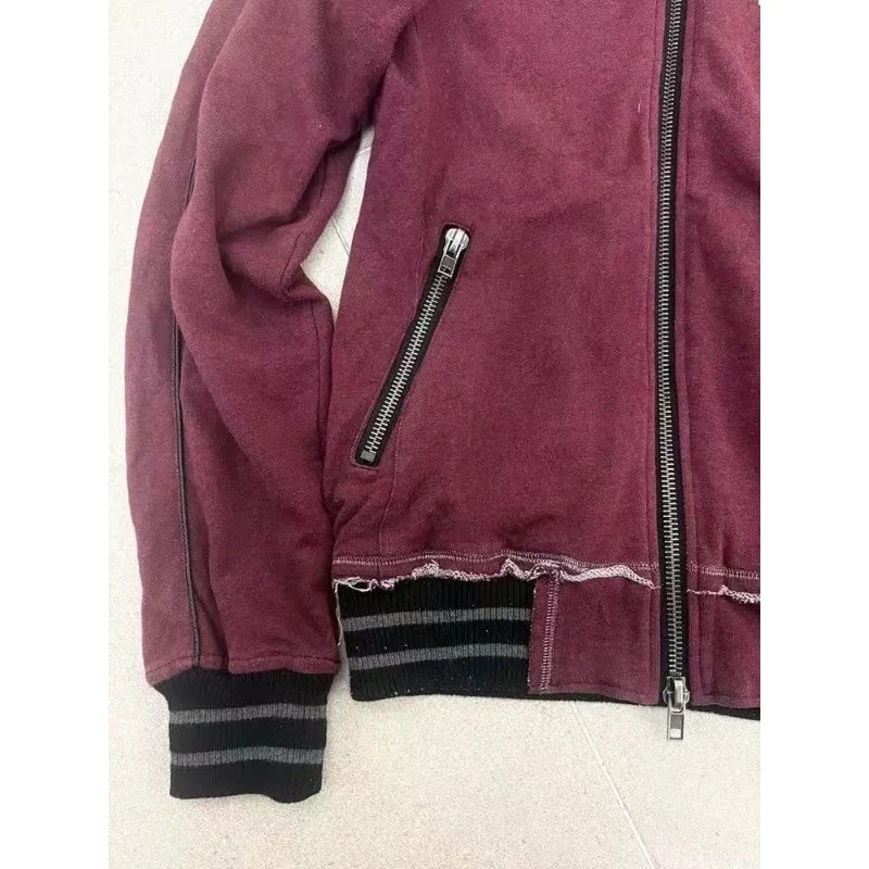 Gothic Harajuku skull letter embroidery slim vintage zip up hoodies for women subculture y2k winter new dark casual sweatshirts - Image 3