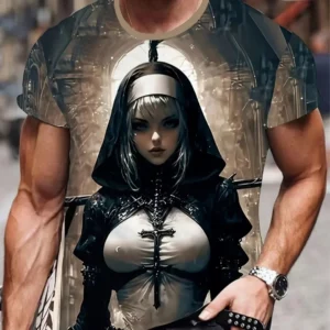 Dream Children's Clothing 3dt T-Shirt with Smiling Face Print Summer Leisure Dry Quickly Men's T-Shirt Children's Clothing Tee