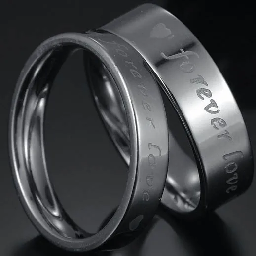 Gold Color Wedding Bands Ring for Women Men Jewelry Stainless Steel Engagement Ring Couple Anniversary Gift - Image 7