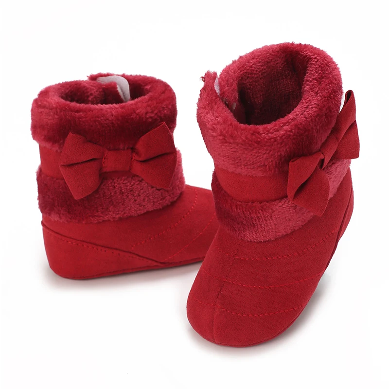 Cute cartoon comfortable boots, suitable for baby boys, softand warm with wool boots, suitable for indoor walks, autumnand winte - Image 4