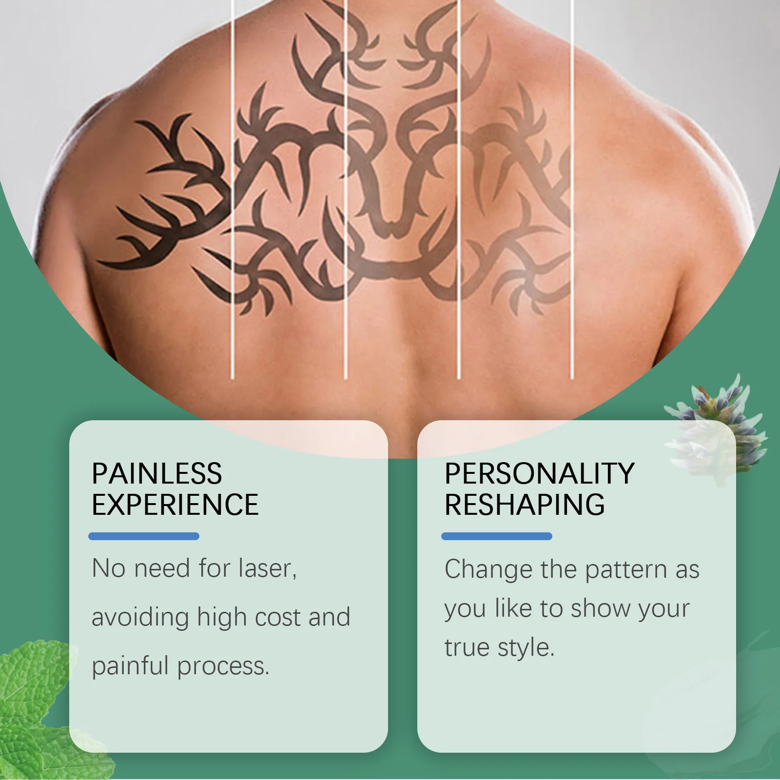 EELHOE 5bottle Tattoo Care Repair Kit 30ml Gentle Removal Care Improves Skin Health Multiple Effective Safe Removal Spray Makeup - Image 3