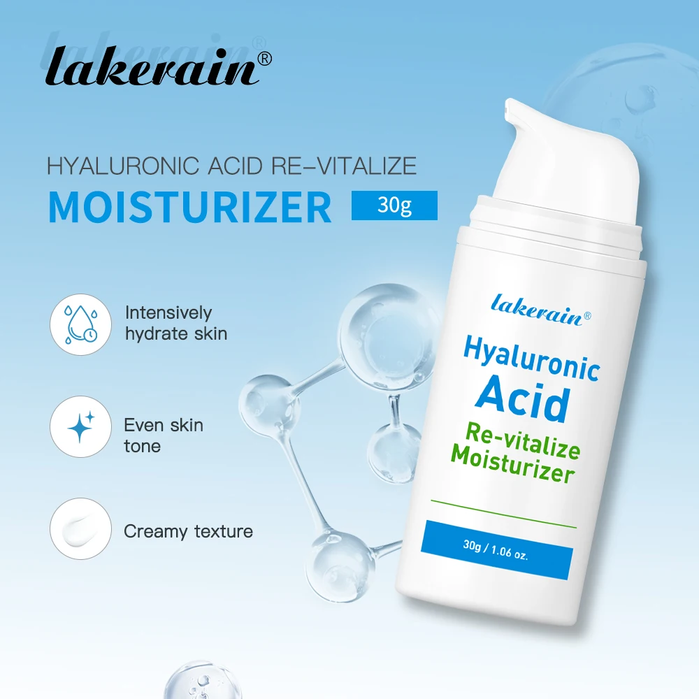 Lakerain Hyaluronic Acid Skincare Set Deeply Nourishing Firming Moisturizing Cleanser,Serum,Eye Cream,Moisturizer,Skin Care kit - Image 3