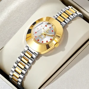 Fashion Original Luxury Watch For Women Quartz Wristwatch Top Brand Ladies Waterproof Clock Stainless Steel Strip Watches