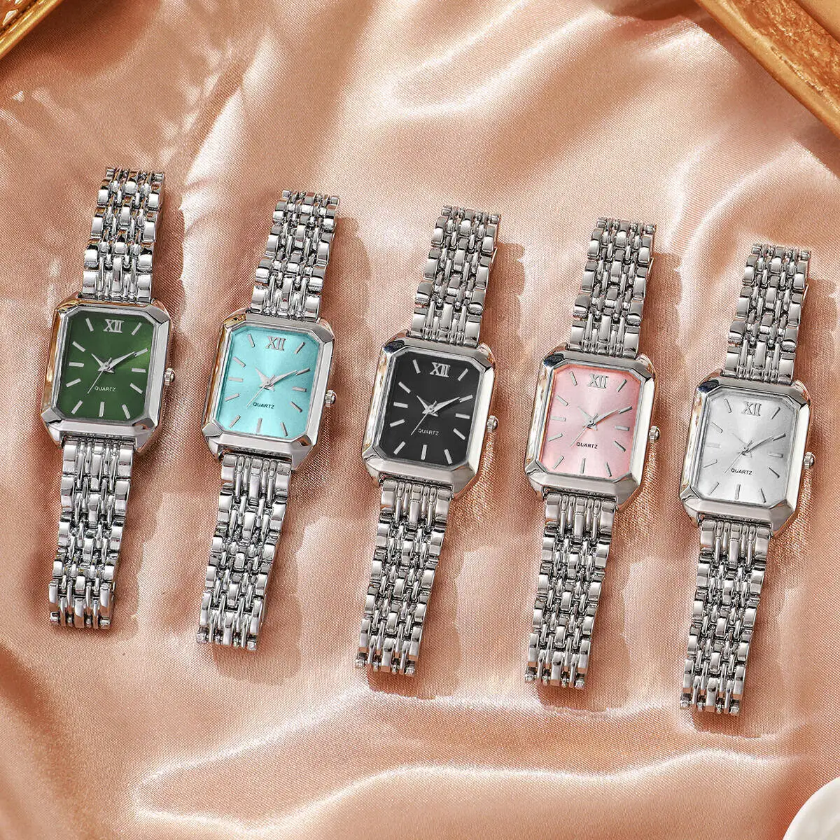 Fashion Rectangle Women Quartz Watch Luxury Analog Wristwatches Reloj Mujer Girls Clock Gift(Without Box) - Image 2