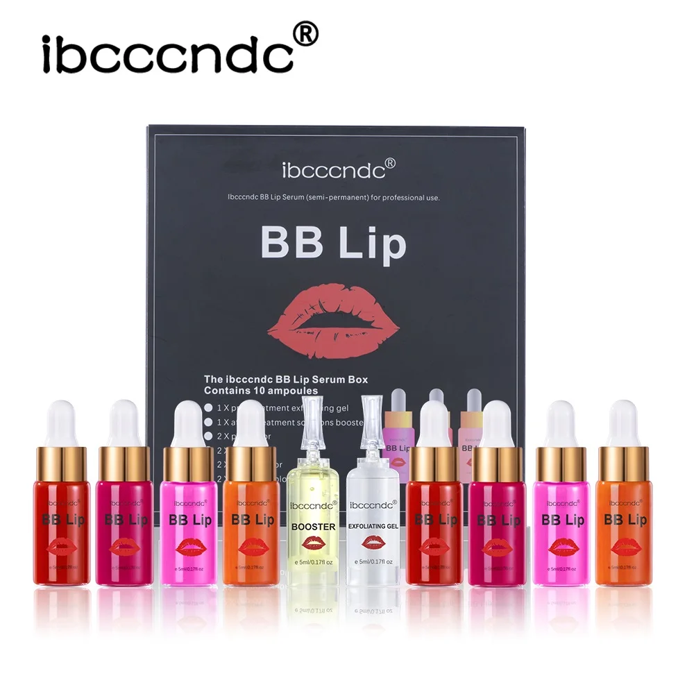 Korea Glow BB Lips Ampoule Serum Starter Set Semi-Permanent BB Lip Gloss Tinted Pigment Lasting Moisturizing For Lip Care Makeup - Image 7