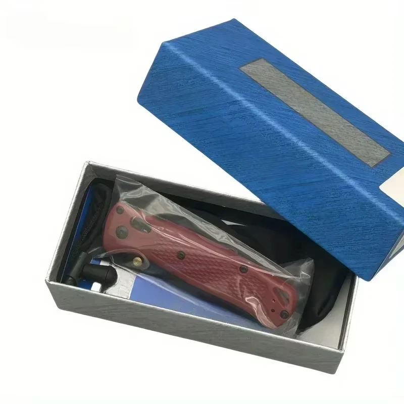 BM 535 Pocket Folding Knife 440C Blade Nylon Fiber Handle EDC Outdoor Camping Hunting Multitool Utility Hiking Survival Knives - Image 4