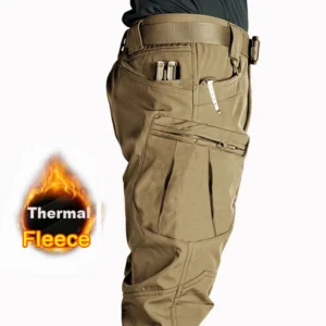 Men Army Sharkskin Military Army Winter Autumn Fleece Tactical Pants Camping Hiking Trekking Climbing Outdoor Cargo Trousers