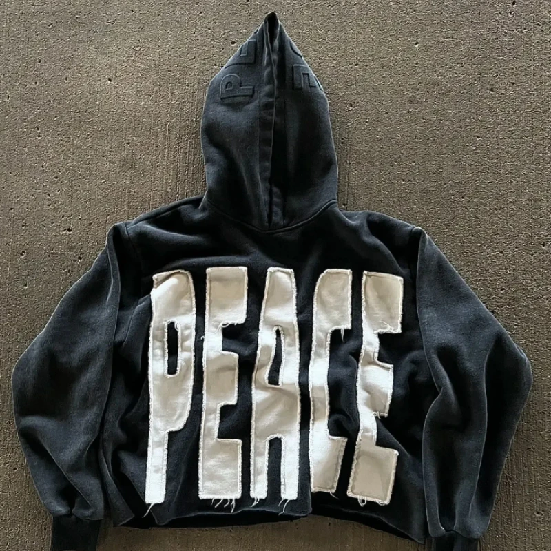 Gothic Harajuku skull letter embroidery slim vintage zip up hoodies for women subculture y2k winter new dark casual sweatshirts - Image 17