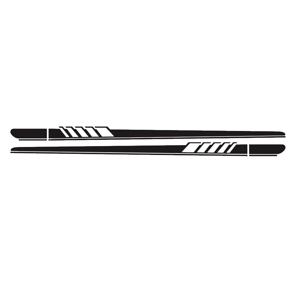 Car Side Body Decals Racing Stripes Vehicle Universal Race Stripes Door Side Skirt Stickers Exterior Decorations for Accessories - Image 8