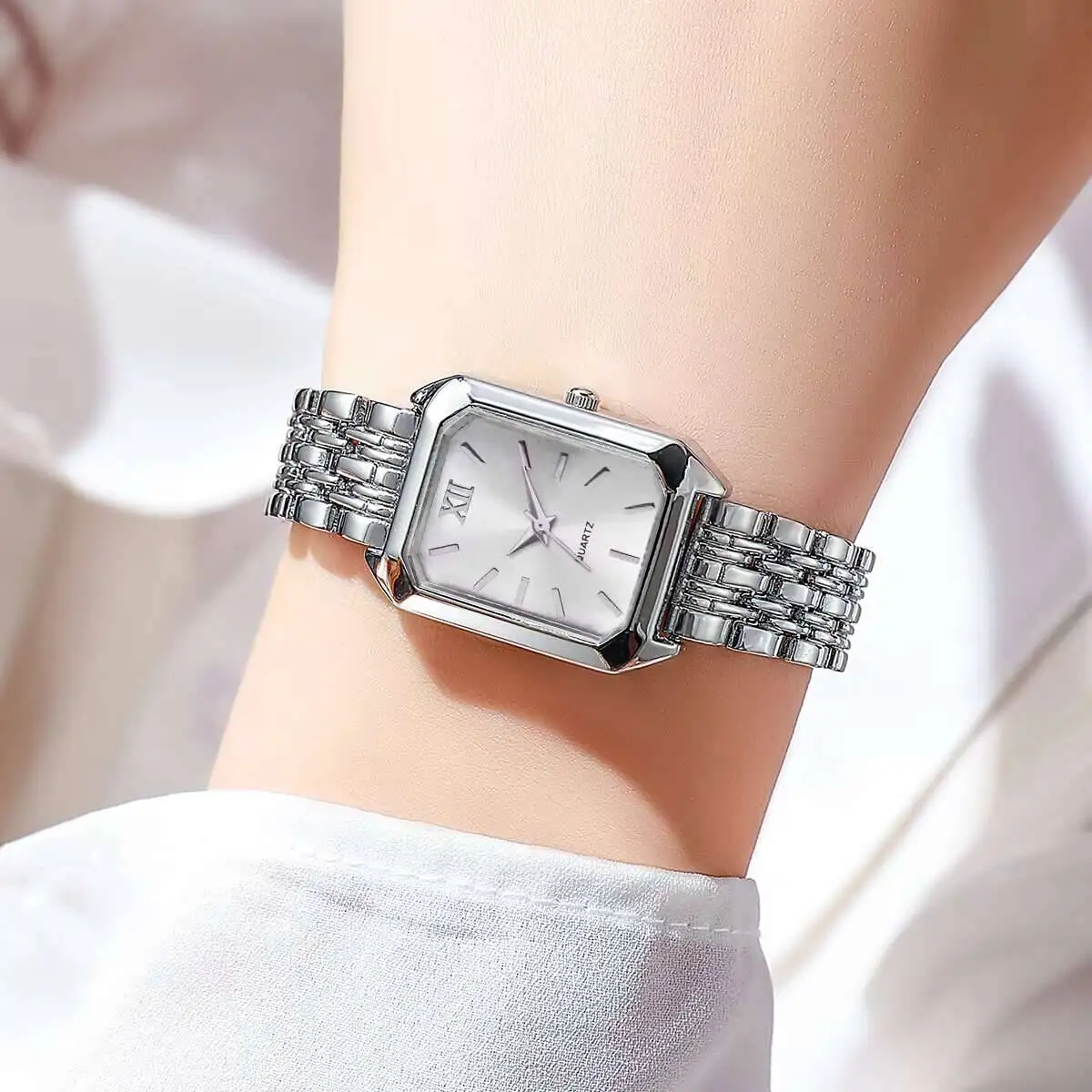 Fashion Rectangle Women Quartz Watch Luxury Analog Wristwatches Reloj Mujer Girls Clock Gift(Without Box) - Image 5