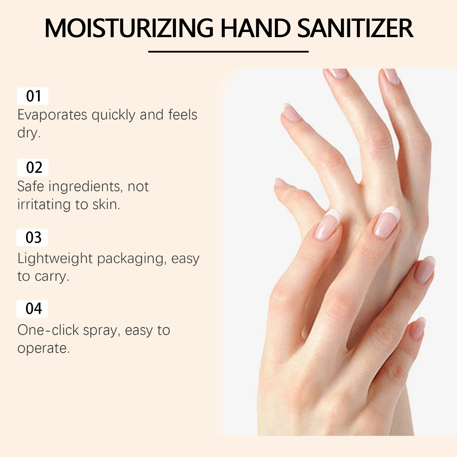 Jaysuing Natural Hand Wash Liquid Gentle Cleaning Hand Dirt Lasting Fresh Fragrance Anti-oxidant Smoothing Portable Hand Cleaner - Image 3