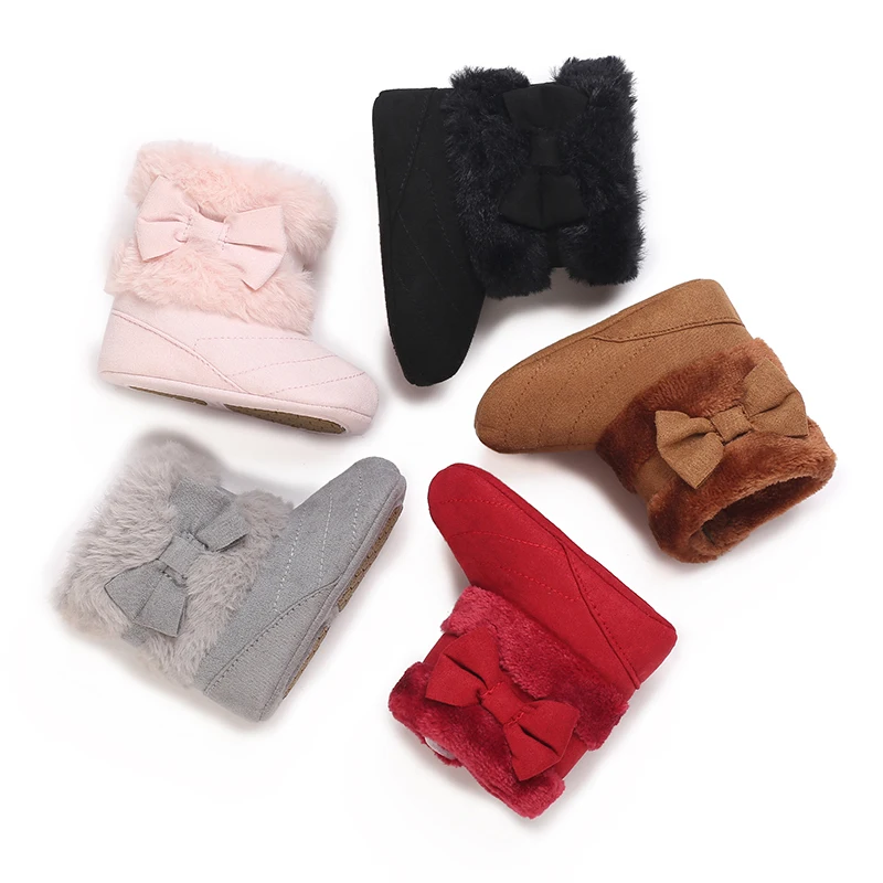 Cute cartoon comfortable boots, suitable for baby boys, softand warm with wool boots, suitable for indoor walks, autumnand winte - Image 6