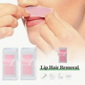 5 facial wax strips, facial hair removal, quick and painless hair removal kit, suitable for all skin types