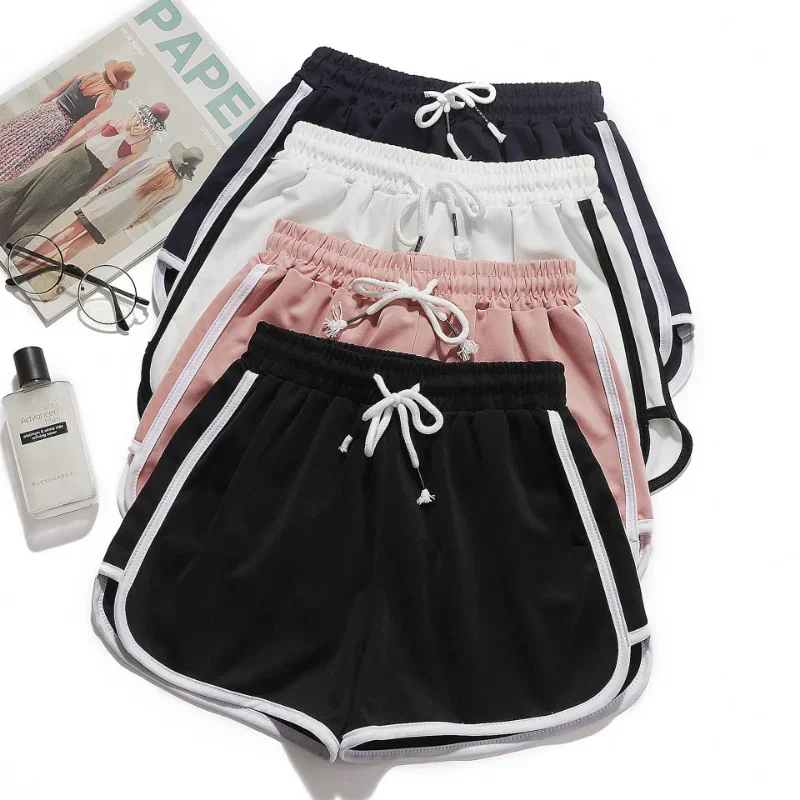Summer Girl Shorts Streetwear Female Women Fitness Joggers Sports Running Breat…