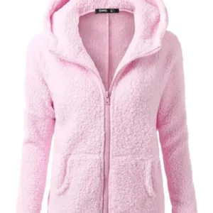 Autumn Winter Warm Jacket Women Hoodie Hooded 2025 Casual Female Hoodies Sweatershirt Zipper Coat Solid Soft Fleece Women Coat
