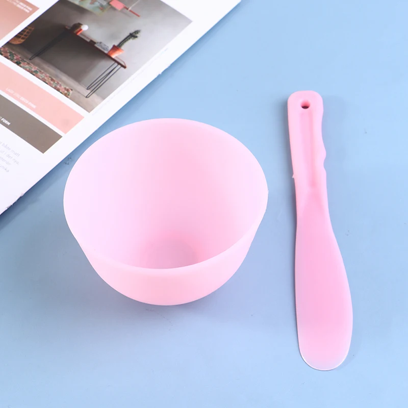 Colorful silicone mask bowl stick essential oil bowl facial skin care tool convenient cleaning long-lasting makeup portable - Image 7