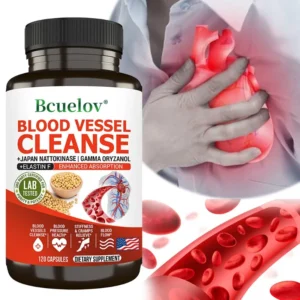 Vascular Cleanser, Helps Purify the Blood, Lowers Cholesterol, and Promotes Overall Cardiovascular Health, 120 Capsules
