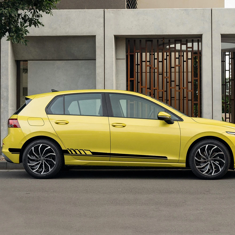 Car Side Body Decals Racing Stripes Vehicle Universal Race Stripes Door Side Skirt Stickers Exterior Decorations for Accessories - Image 2