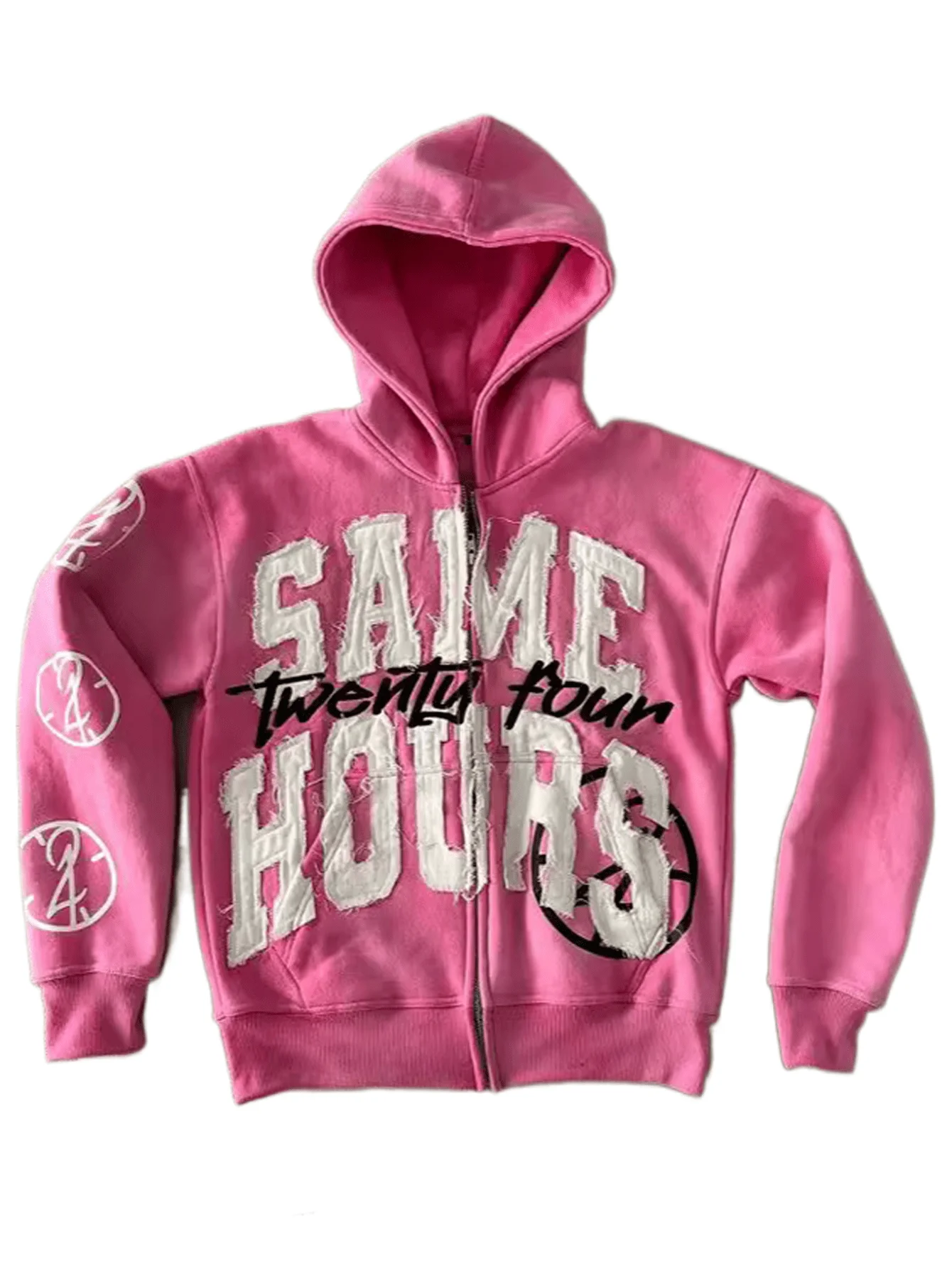 Y2k Hoodie Graphic Zip Up Hoodies Hip Hop Streetwear Aesthetic Sweatshirts Oversized Vintage Outfit - Image 2