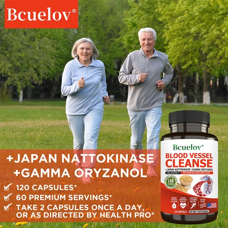 Vascular Cleanser, Helps Purify the Blood, Lowers Cholesterol, and Promotes Overall Cardiovascular Health, 120 Capsules - Image 5