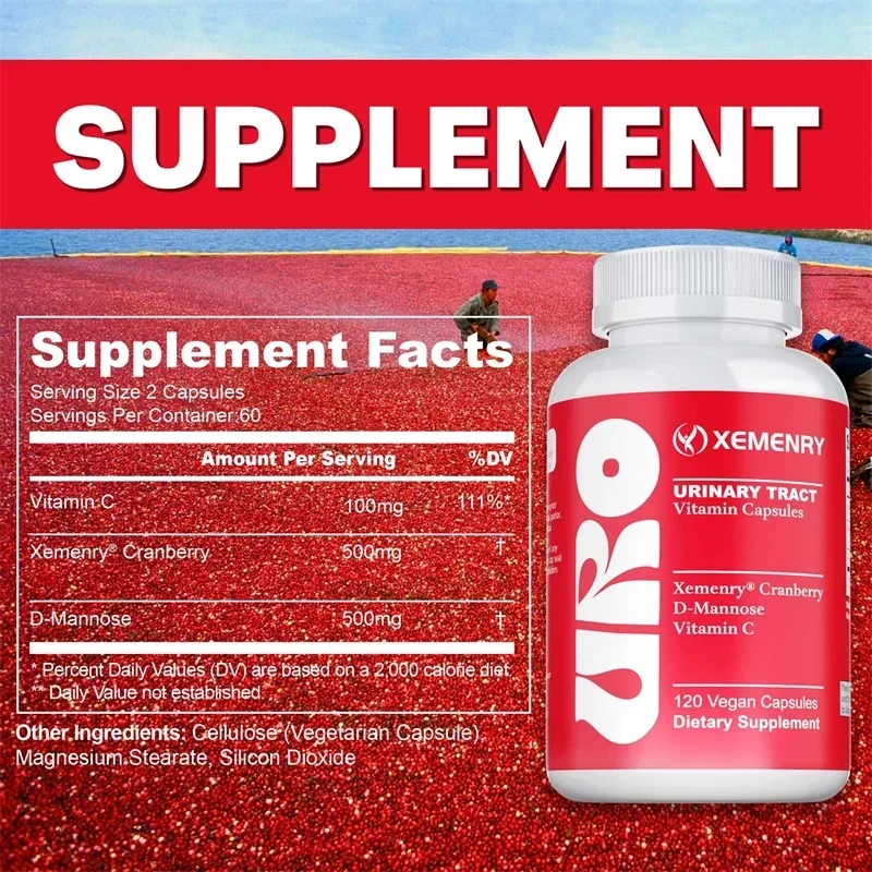 Urinary Health - Contains Cranberry To Support Urinary Tract Health, Relieve Frequent Urination, Promote Sleep, Gluten-freeSuppl - Image 3