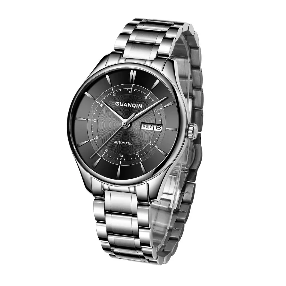 GUANQIN Men Sapphire Automatic Self-Wind Mechanical Watch Japan 8205 Movement Top Brand Luxury Waterproof Masculino Relogio - Image 2