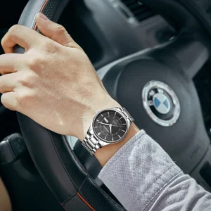 GUANQIN Men Sapphire Automatic Self-Wind Mechanical Watch Japan 8205 Movement Top Brand Luxury Waterproof Masculino Relogio