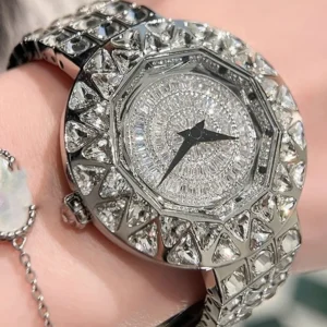 Top Quality Women Luxury Shiny Diamonds Wristwatch Designer Office Ladies Work Jewelry Accessories Bling Bling Quartz Watches