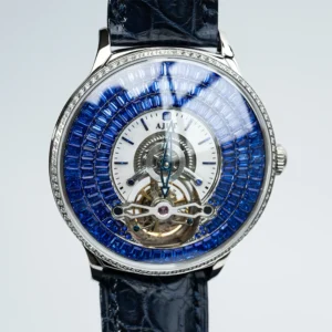 AJUT 0398 Automatic Tourbillon Man Watch Fashion Full Diamond Flying Tourbillon Mechanical Men's Luxury Watches Sapphire