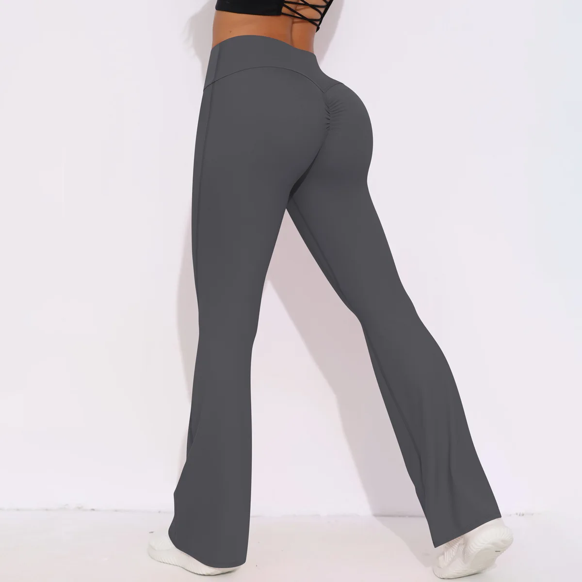 Seamless Flare Leggings Yoga Pants Women High Waist Wide Leg Pants Women Gym Workout Fitness Sports Flared Pant Dance Trousers