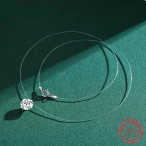 Women's 0.5-2CT D Color Certified Moissanite Necklace Sparkling Lab Diamond 925 Sterling Silver Pendants Wholesale Jewelry