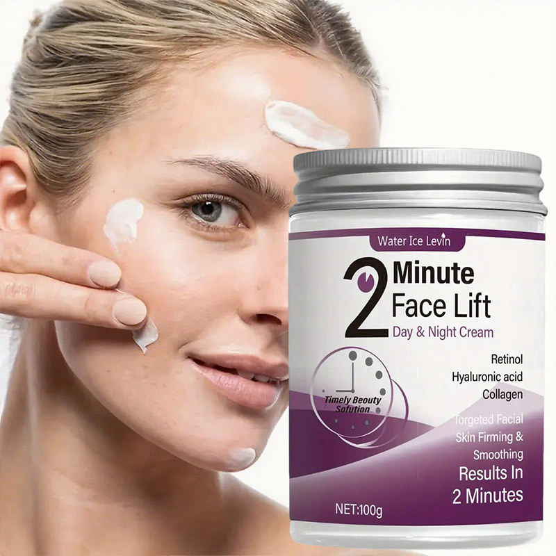 2-Minute Face Lift Day & Night Cream - Collagen Lift & Tight Face Cream with Retinol, Collagen, Turmeric, Hyaluronic Acid & Vitamin CE - Moisturizing & Smoothing for All Skin Types - Alcohol-Free, 24-Hour Hydration, Face Lotion for Women And Men - Image 7