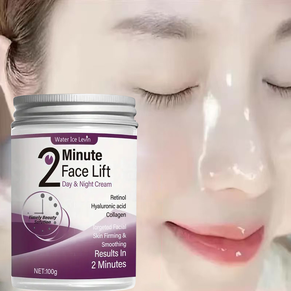 2-Minute Face Lift Day & Night Cream - Collagen Lift & Tight Face Cream with Retinol, Collagen, Turmeric, Hyaluronic Acid & Vitamin CE - Moisturizing & Smoothing for All Skin Types - Alcohol-Free, 24-Hour Hydration, Face Lotion for Women And Men - Image 8