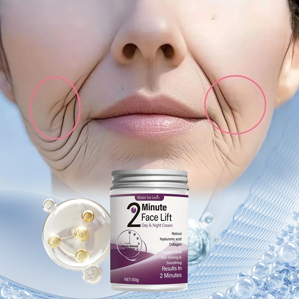 2-Minute Face Lift Day & Night Cream - Collagen Lift & Tight Face Cream with Retinol, Collagen, Turmeric, Hyaluronic Acid & Vitamin CE - Moisturizing & Smoothing for All Skin Types - Alcohol-Free, 24-Hour Hydration, Face Lotion for Women And Men