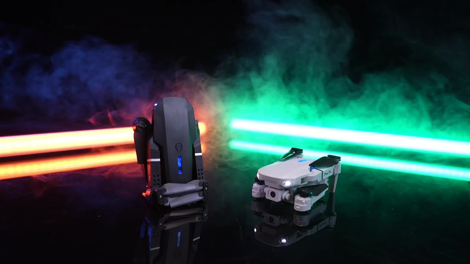 E88 Drone with Camera, Foldable RC Quadcopter, APP Control & Real-Time Video Remote Control, for Indoor/Outdoor Use, 2 Batteries, Lightweight, Perfect Birthday or Easter Gift, Beginner Drone, Recreational Drone - Image 13