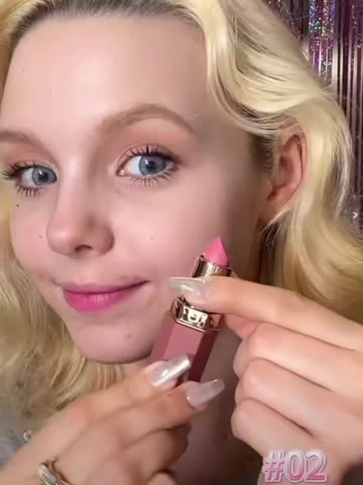 6-pack, Cream Lipstick, Easy-to-color Lipstick, Long-lasting Easy-to-color Moisturizing Lipstick, Creamy and Smooth Effect, Suitable for All Light Beige Tones, Suitable for Everyday and Christmas Makeup Looks - Image 12