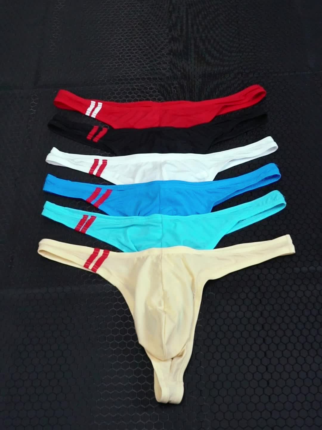 6pcs MANSERNO Men's High-Elasticity Underwear - Full- Coverage Breathable Solid Color Briefs & Thin Thong Panties (Triangle Fit) - Non- Casual & Boxer Briefs - Multi-Style Random Assortment for Lifestyles 6pcs Bulk - Image 11