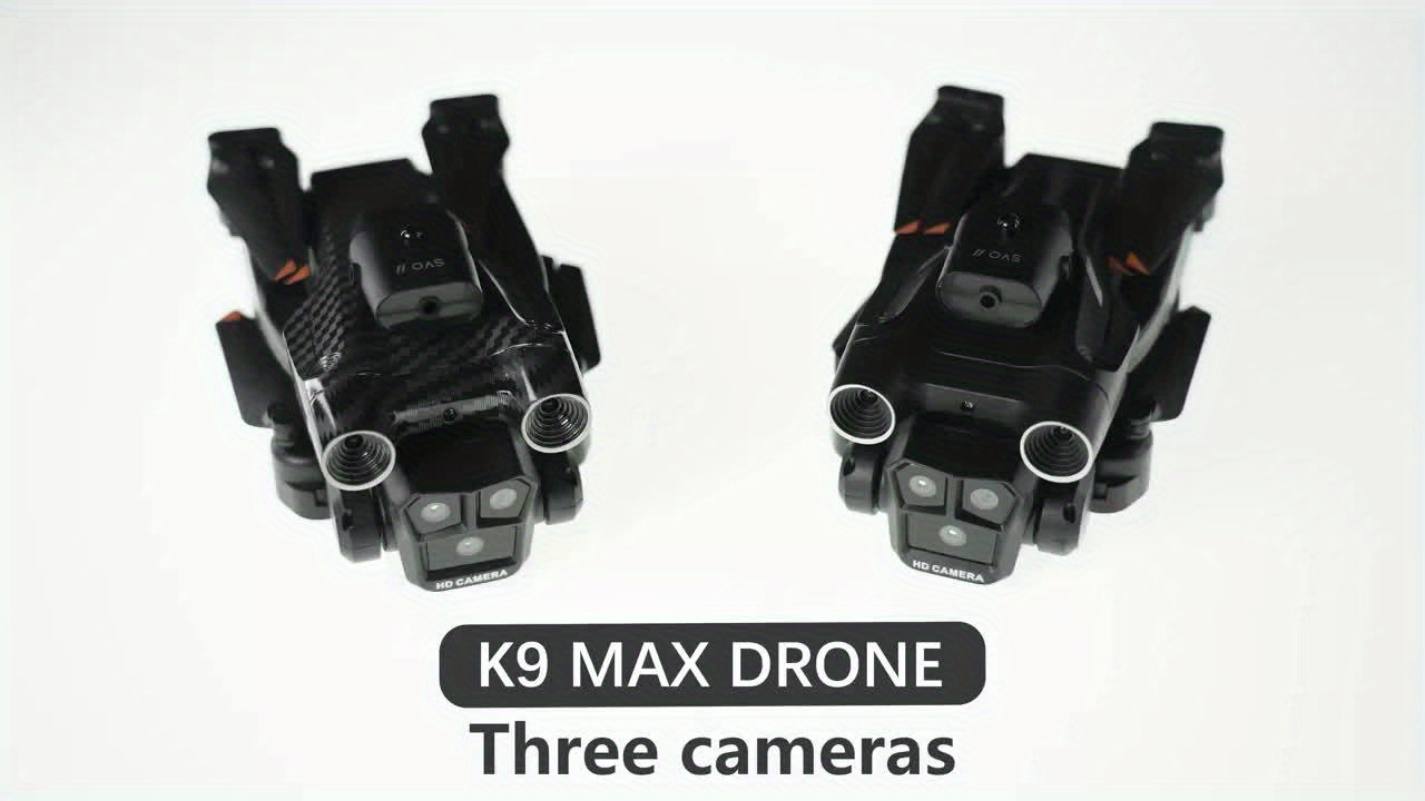 Three-camera Drone, Foldable Remote-controlled Drone, Remote-controlled Toy, Easy to Operate, Suitable for Beginners, Gift for Men, Indoor and Outdoor Drone for Christmas And Halloween, Drone with Screen Remote Control, Indoor Flying - Image 12