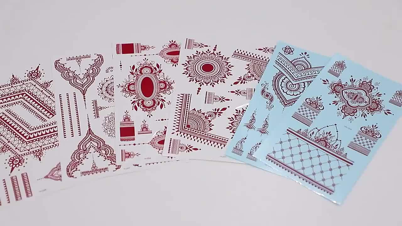 A Waterproof Long-Lasting Tattoo Sticker Featuring a Sexy Classic Black Floral Design, Suitable for Both Men And Women As a Daily Party Accessory Or Makeup Item, Perfect As a Small Gift (8.27*4.49 Inches) - Image 9