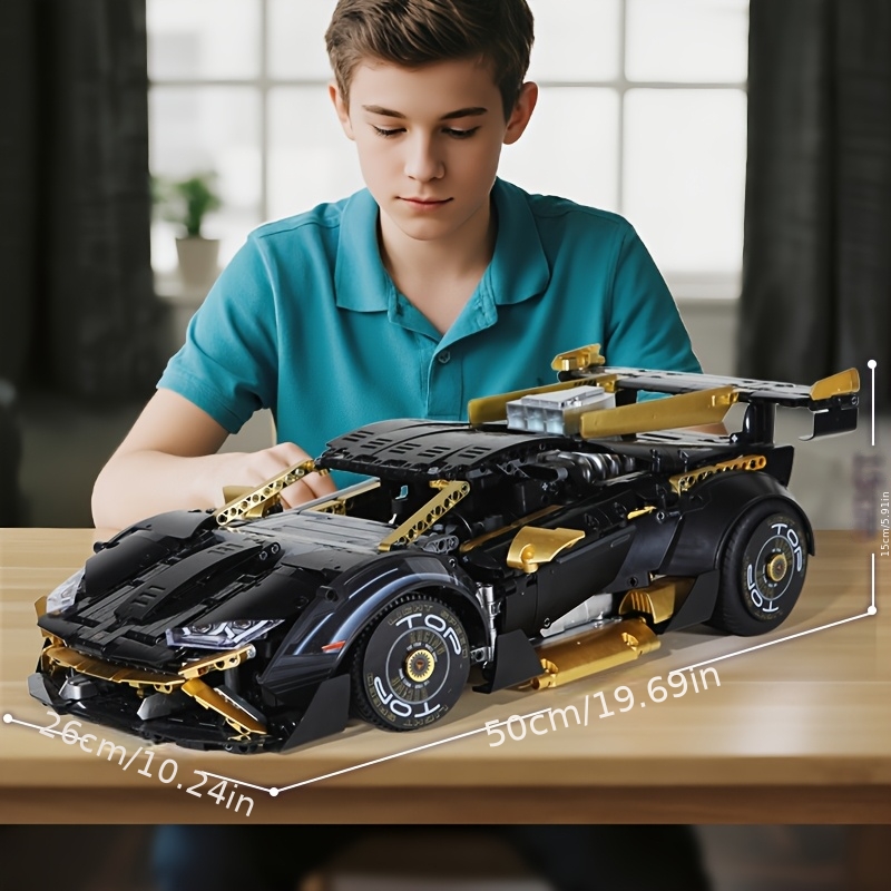 2519pcs 1:10 Racing Building Block Toy, Technological Design Building Block Model, Simple And Easy to Operate for Holiday Gifting Birthday/Christmas/Halloween - Image 2