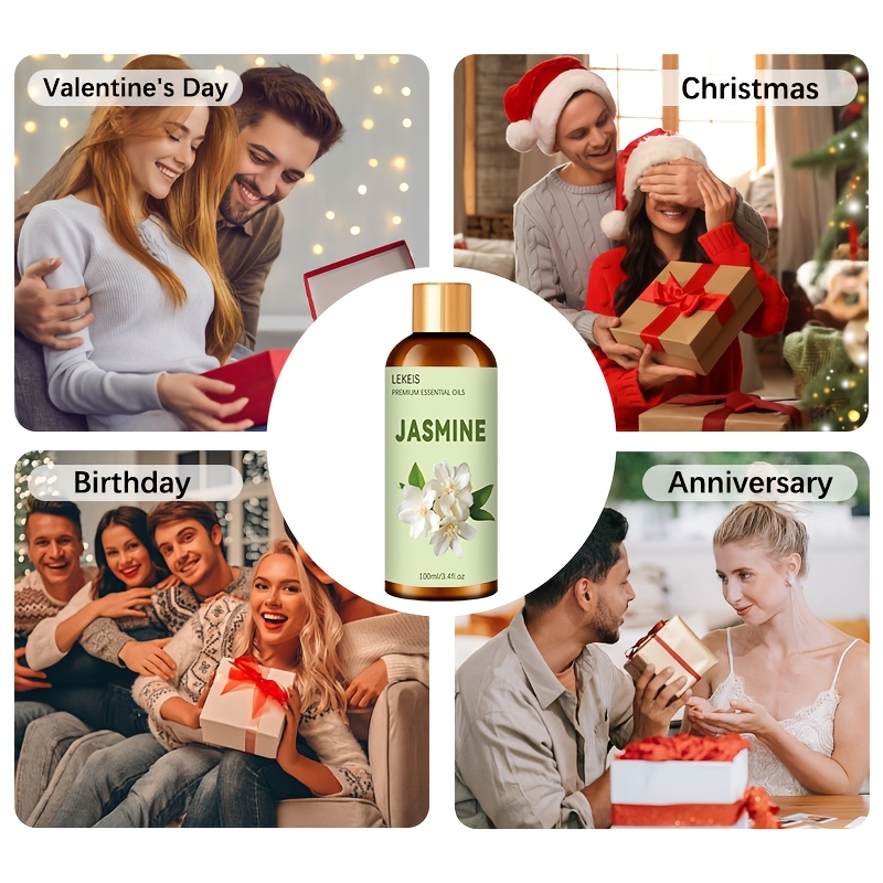 3.38oz/1.01oz/0.34oz Jasmine Essential Oil | 100% Plant Extract, Long-Lasting Moisturizing Hydration, Suitable for Dry Hair and Skin, Multi-Purpose for Massage, Skincare, Bathing, Diffusers, Humidifiers, All Skin Types - Image 12