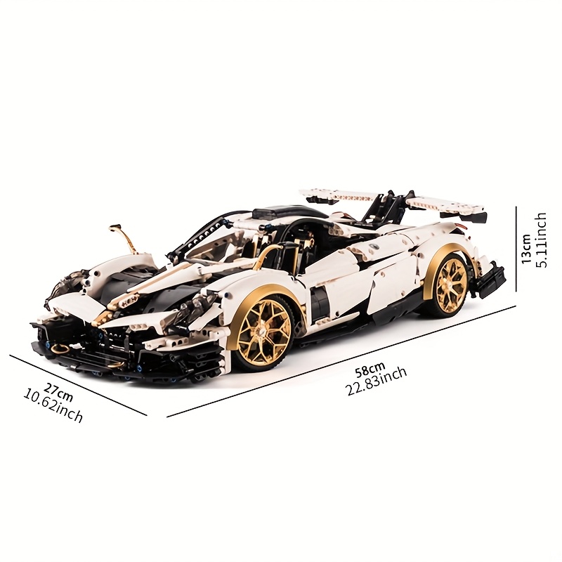 4310pcs Supercar Series Building Blocks Set - 1: 8 Scale, Liftable Design, Perfect for Birthday, Christmas, Halloween, Thanksgiving & New Year Gifts - Image 9