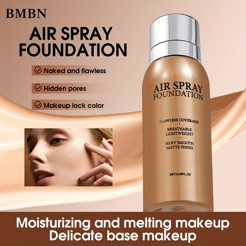 Air Cushion Foundation Spray - Lightweight, Buildable Coverage with a Moisturizing Formula for Powerful Concealment and Natural Finish. Creates Smooth Radiant Beige Tones in Shades from Fair to Medium - Image 3