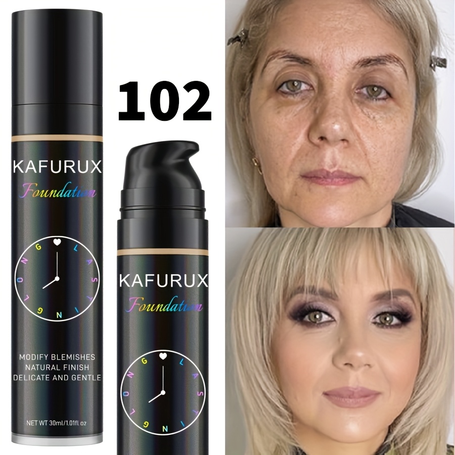 KAFURUX Full Coverage Liquid Foundation & Concealer - Strong Covering Power, Light Texture Formula Suitable for All Light Beige Types (Dry, Oily, Combination,), Light to Medium Shades for Flawless Light Beige Evenness - Women' - Image 6