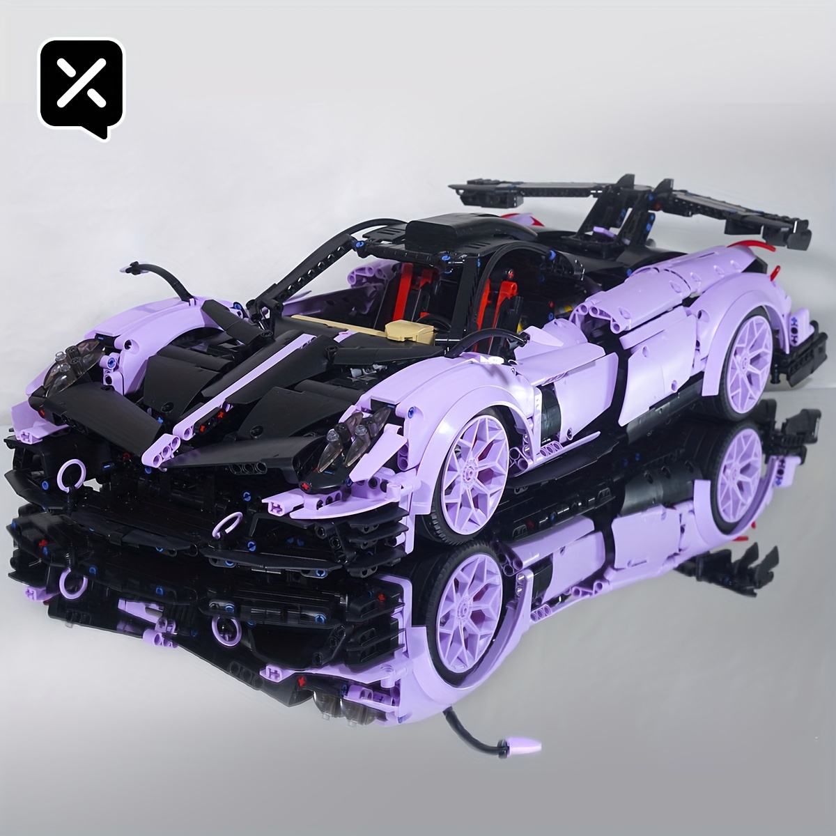 4310pcs Supercar Series Building Blocks Set - 1: 8 Scale, Liftable Design, Perfect for Birthday, Christmas, Halloween, Thanksgiving & New Year Gifts - Image 8