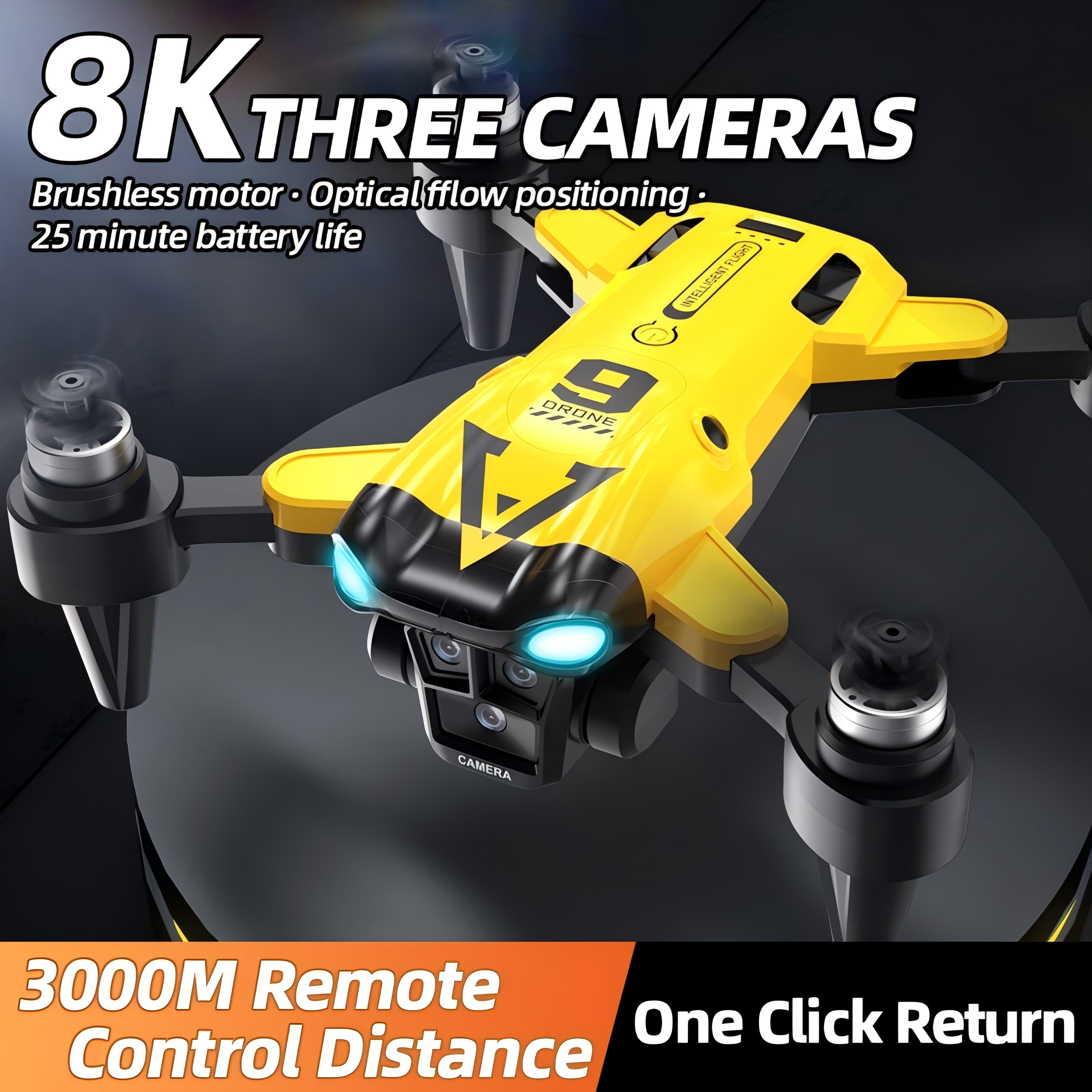 This Long-Endurance Drone Features Optical Flow Positioning And Dual HD Cameras, Making It an Ideal Present for Adults And Those Passionate about Aviation Photography. - Image 3