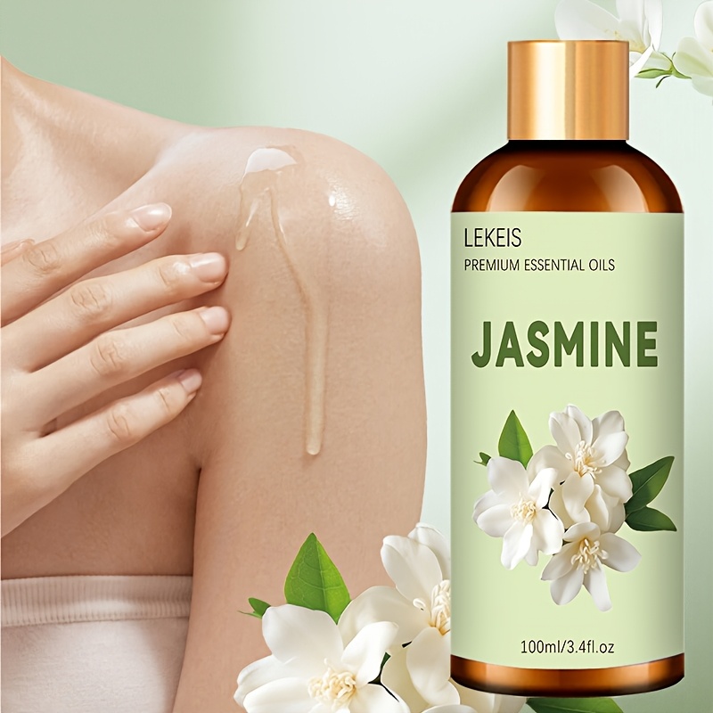 3.38oz/1.01oz/0.34oz Jasmine Essential Oil | 100% Plant Extract, Long-Lasting Moisturizing Hydration, Suitable for Dry Hair and Skin, Multi-Purpose for Massage, Skincare, Bathing, Diffusers, Humidifiers, All Skin Types - Image 5